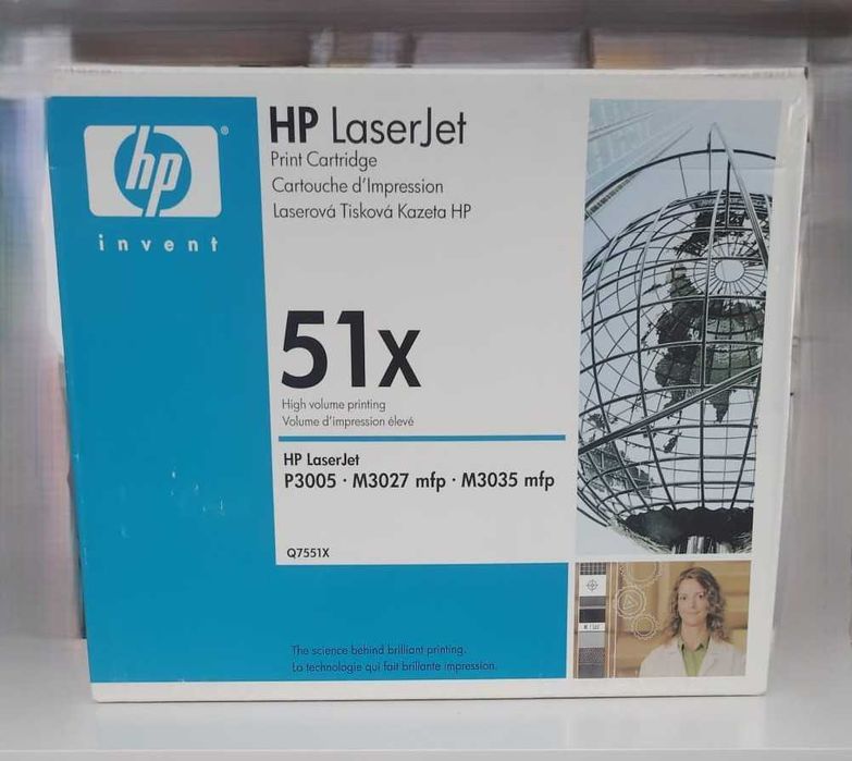 Cartus toner capacitate mare HP 51X/Q7551X pentru imprimante HP LaserJet P3005/M3027 MFP/M3035 MFP