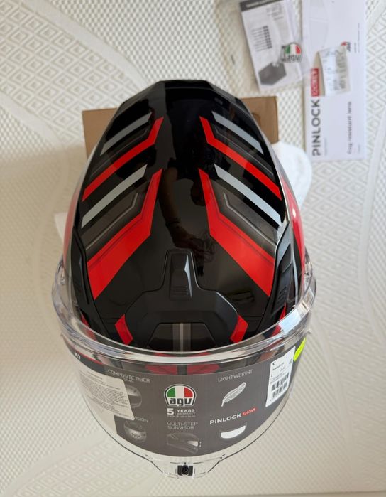 CASCA Moto AGV  FULL-FACE K7 Agv E2206 Black/Red