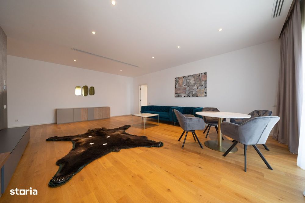 Herastrau, penthouse cu  3 camere mobilat integral Rovere