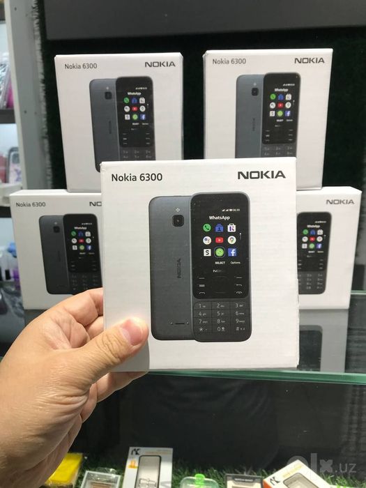 Nokia 5310,6300, 6310, 150, Knopkali liguwkali telefonla sotuvda.YENGI