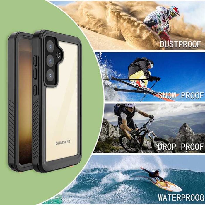 Husa antisoc 360 waterproof iPhone 16 Pro Max 17 Galaxy S24 Ultra S25