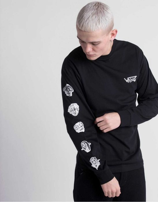 VANS Rowan Zorilla Faces мъжка черна блуза фланела размер М