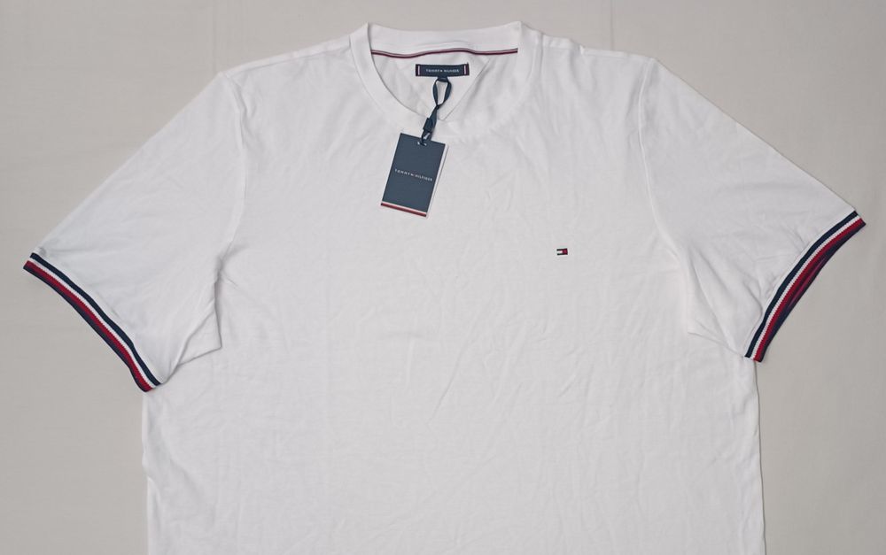 Tommy Hilfiger Shirt оригинална тениска 3XL памучна бяла фланелка
