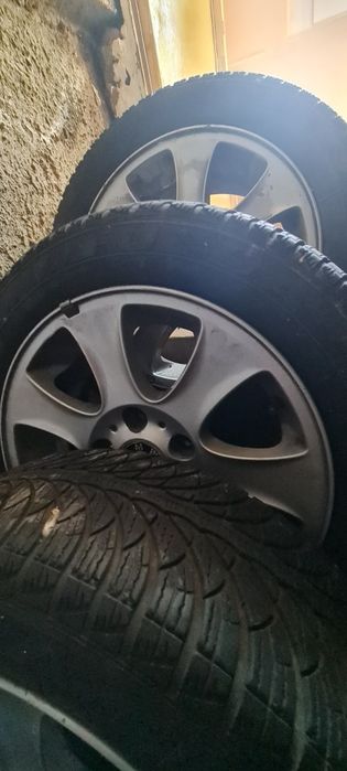 Roți aliaj 5×120 bmw originale cu anvelope M+S