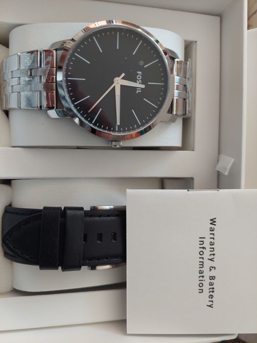 Fossil - Ceas cu o curea intersanjabila, Argintiu