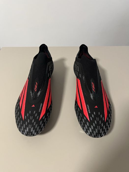 Бутонки: Adidas F50 ELITE LACELESS FG - Firm-ground football boots - core black lucid red core black