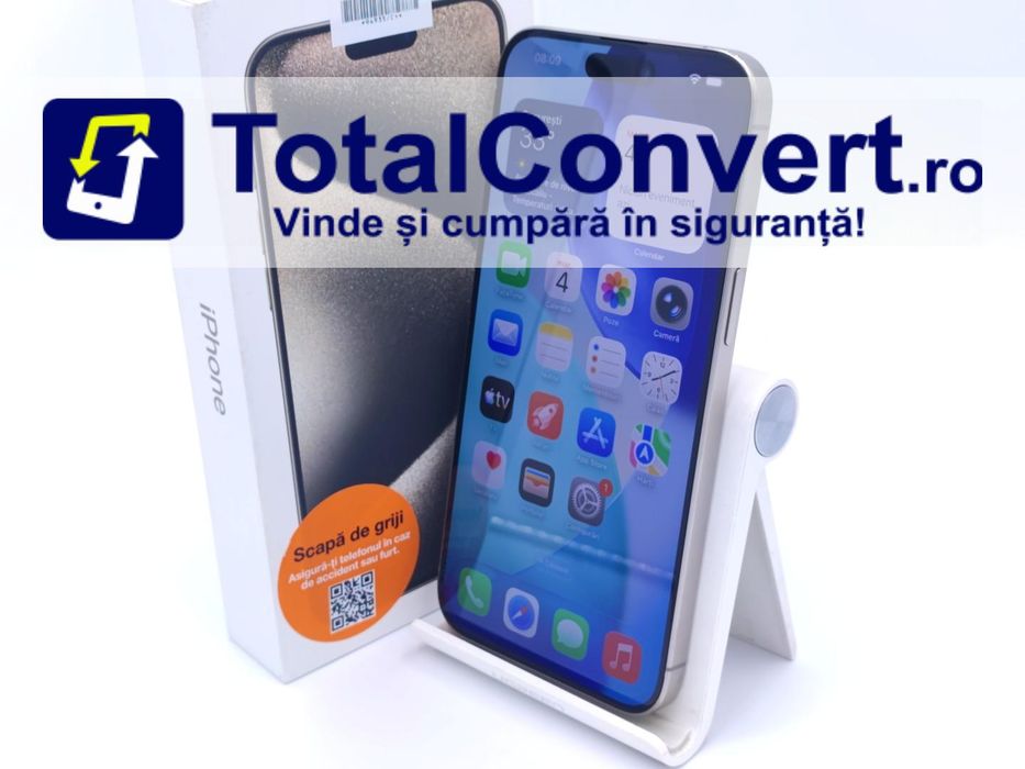 Apple iPhone 15 Pro Max 256GB Natural, Garantie 24 luni | #D94935