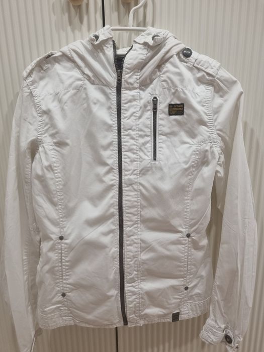 Дамско яке G star raw в бял цвят
