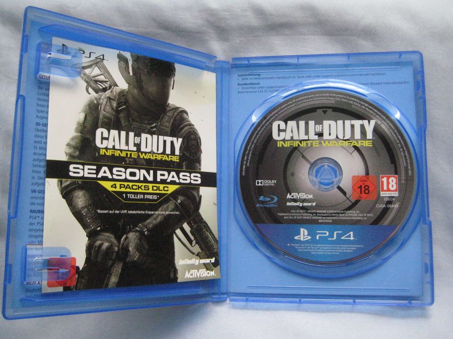 Продавам CD Infinite Warfare за PS4 и Tom Clancy's Rainbow Six Extraction за PlayStation 4