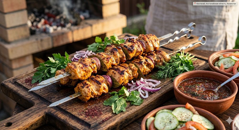 Шашлык маринованный.