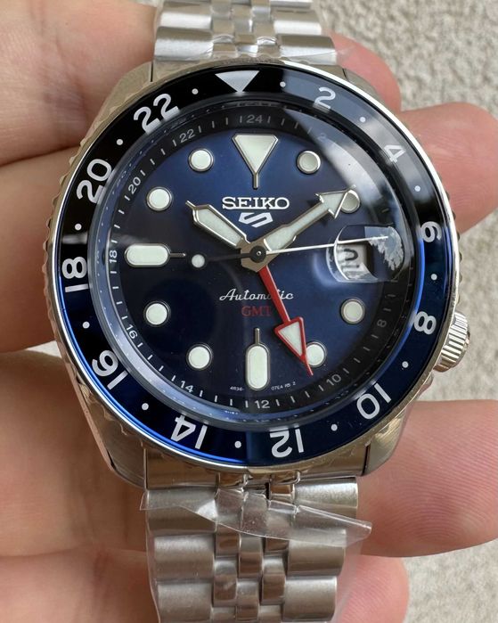 Seiko 5 Sports 42 mm SKX Blueberry SSK003 Automat GMT
