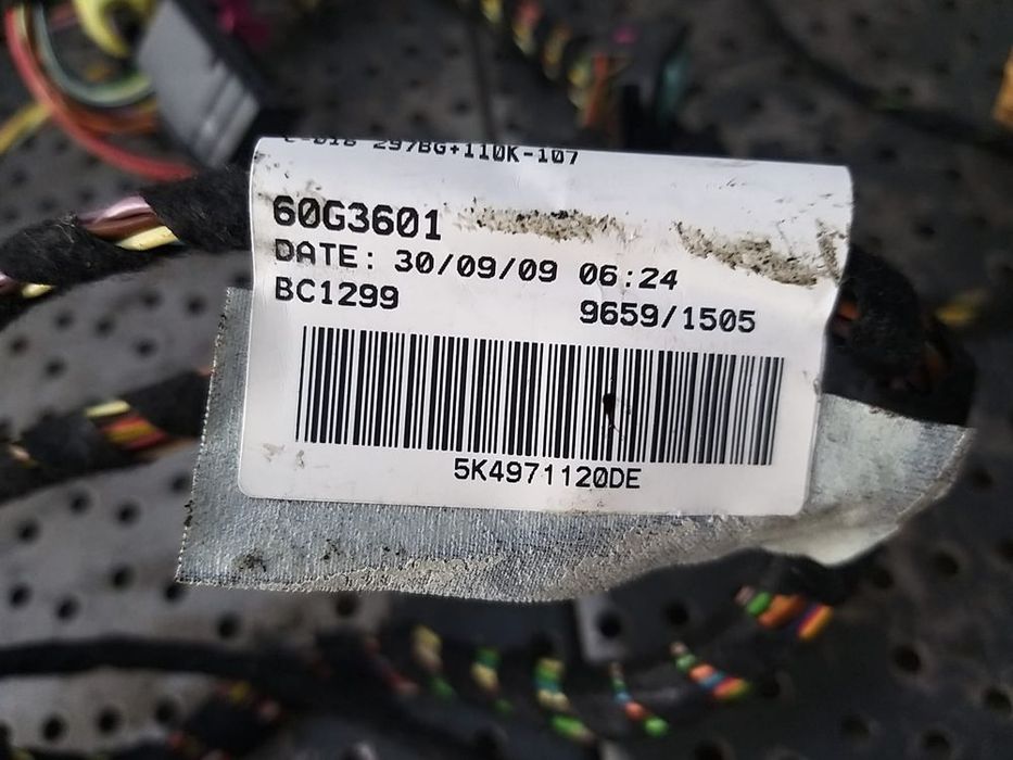 Cablaj instalatie electrica usa stanga fata vw golf 6 5k 5k4971120de