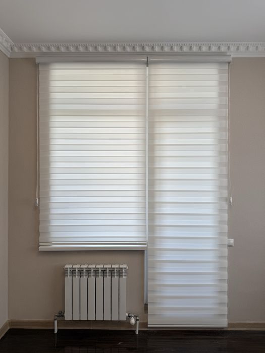 Ролл шторы день ночь ( зебра )  в Астане по акции!