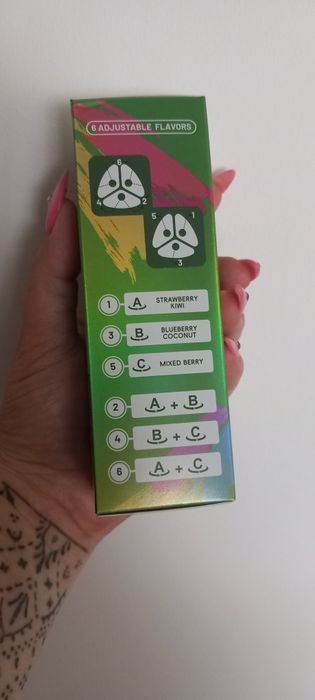 YouPuff 120k , 6 in 1 - Vape tip țigară electronică cu diferite arome de shisha și 6 arome diferite într-un singur dispozitiv