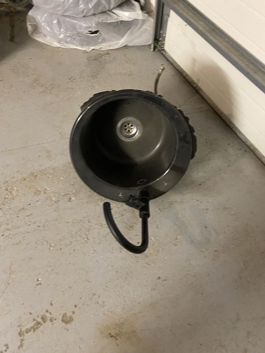 Chiuveta rotunda cu baterie functionala