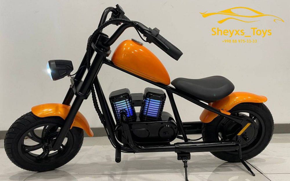 Ретро Harley услубидаги кичик электромотоцикл