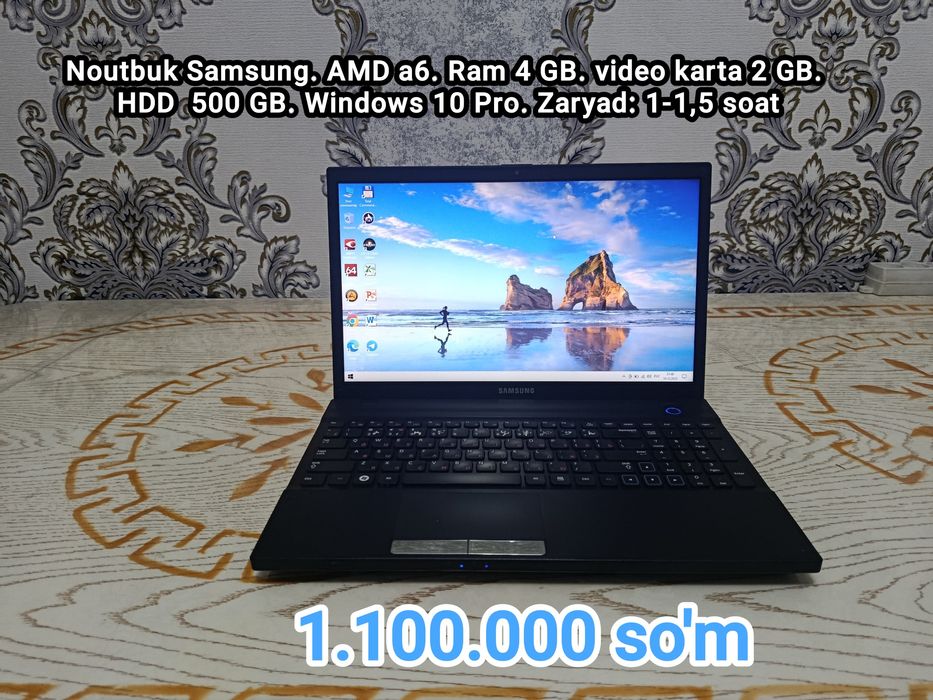 Noutbuklar sotiladi. Har xilidan bor.