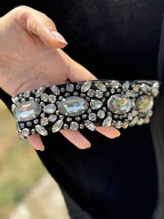 Черна рокля Зара М размер