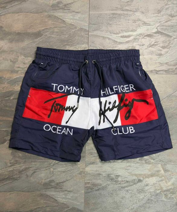 Модерни мъжки плажни шорти/бански TOMMY HILFIGER – стил, удобство и перфектна лятна визия!