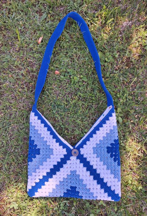 Плетена памучна чанта