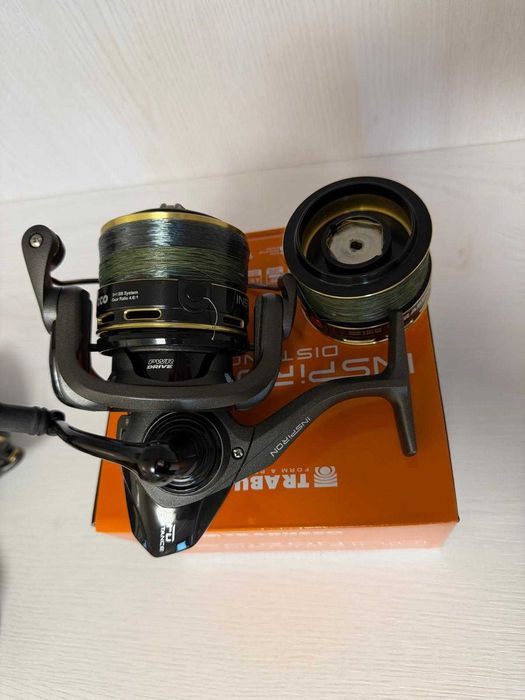 Vand doua mulinete Trabucco Inspiron Distance Feeder 6500 + tamburi de rezerva