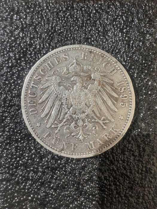 Funf Mark 1895 (A) Ag 900