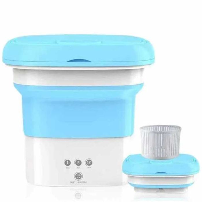 Mini mașină de spălat rufe pliabilă