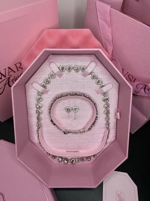 Set Swarovski x Ariana Grande Love Silver