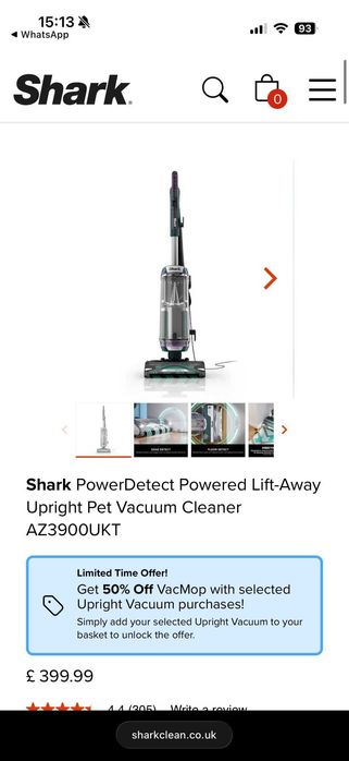 Aspirator Shark PowerDetect