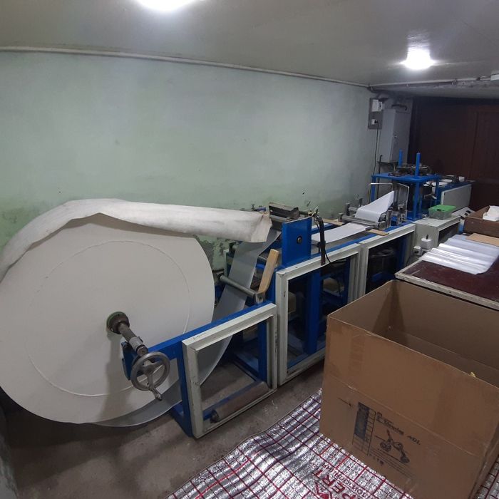 Аппарат для производства сухих бумажных салфеток