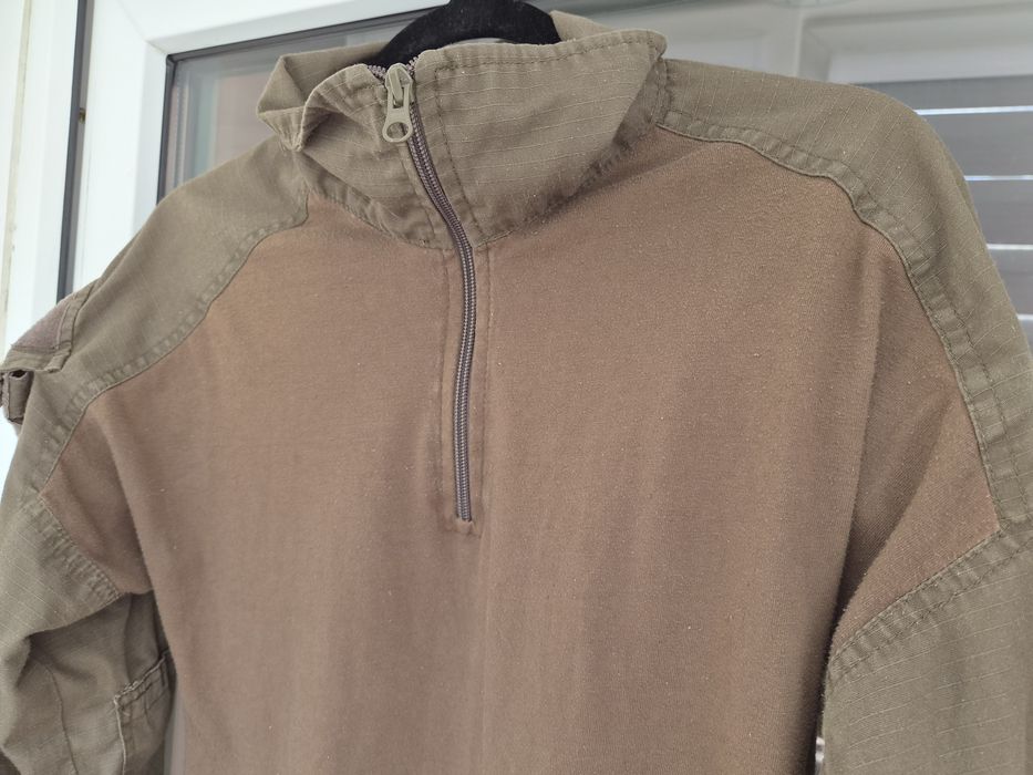 Bluza tactica Invader Gear Combat Shirt Coyote/Brown – marimea S