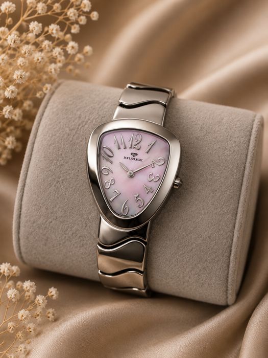 Ceas damă Murex Swiss Made nou, sidef, cutie + garanție internațională 2y