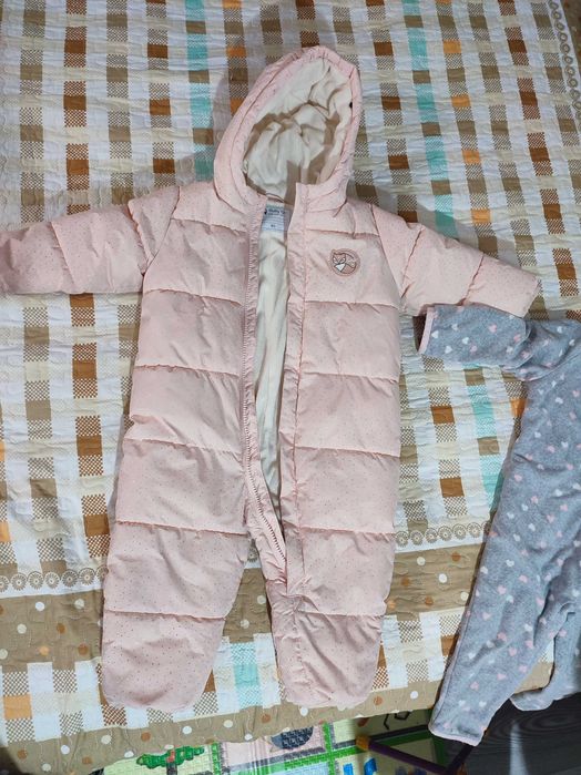демисезонный комбенизон+ромпер флис
