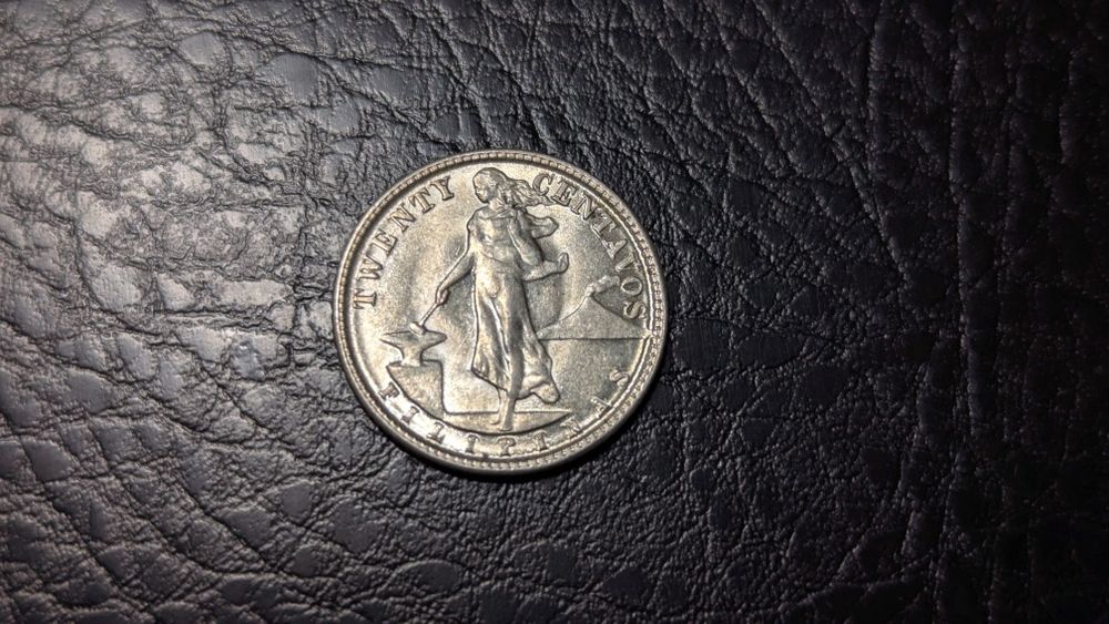 Серебро Филиппины 20 сентаво 1945