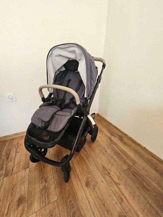 Бебешка количка Foppapedretti Eureka 2в1 Denim пълен комплект