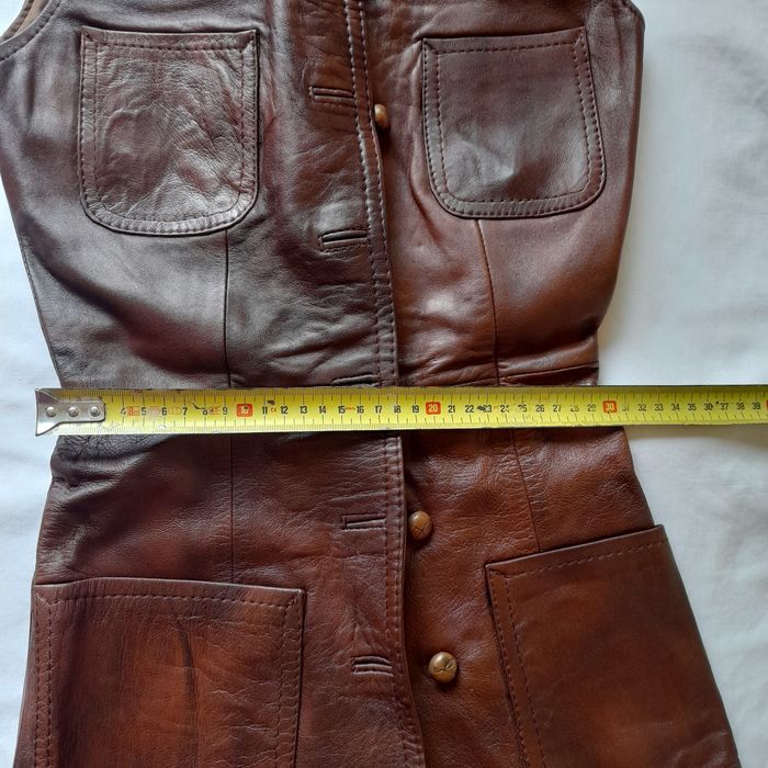 Sarafan piele naturala