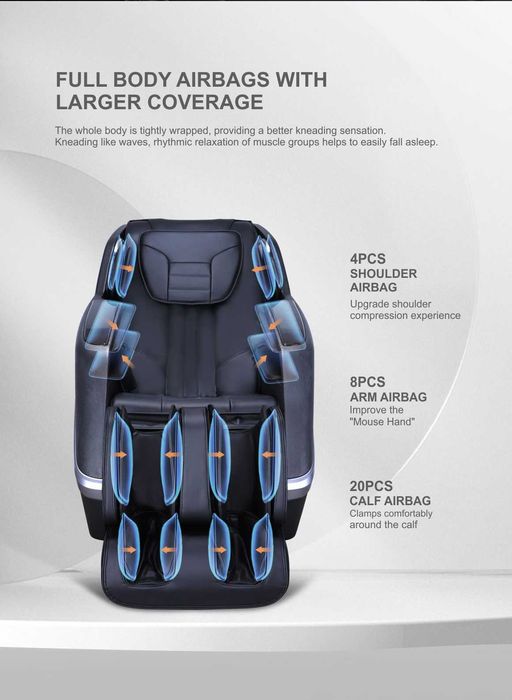 Массажное кресло премиум класса iSpace 360