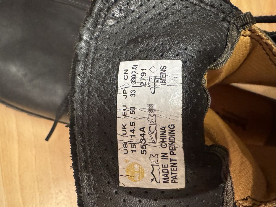 Берцы Timberlend кожанные