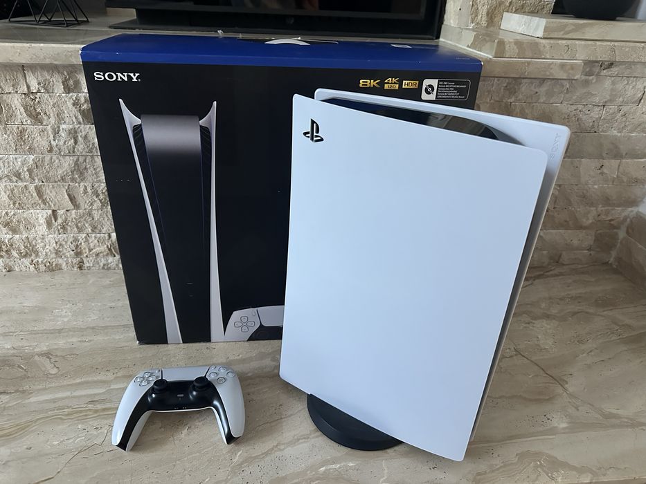 PlayStation 5 (PS5) Digital Edition - Ca Nou, folosit foarte puțin + Cutie