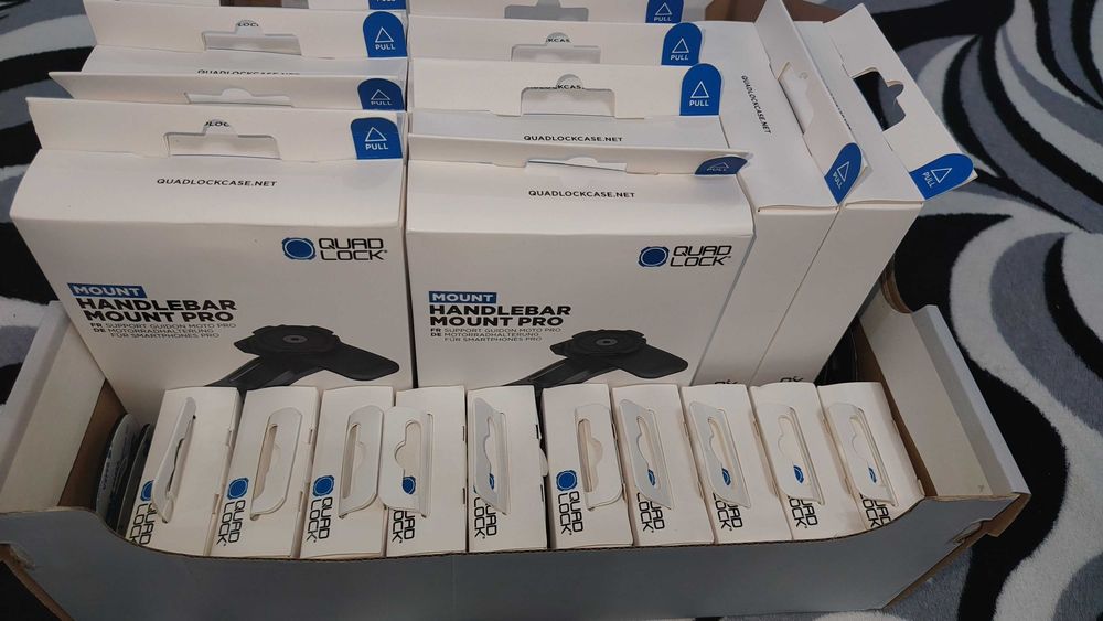 QuadLock Handlebar Pro + amortizor + adaptor (TOATE 3 INCLUSE)