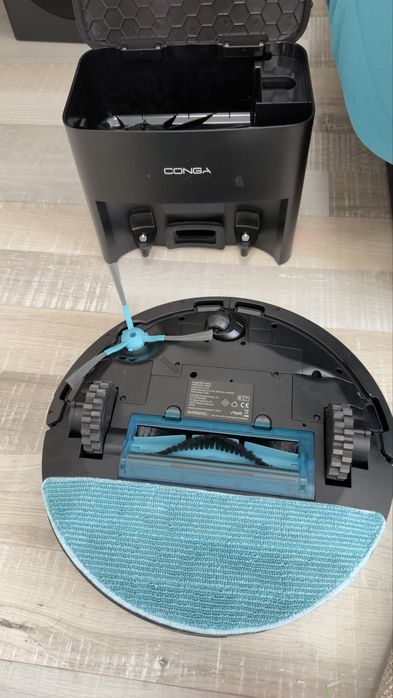 Cecotec Conga Y50 Прахосмукачка робот с Лазерно Картографиране и Всмукателна мощност 5000Pa Черна