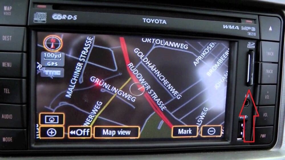 Card Original Toyota TNS 510 Harti Navigatie Europa + Romania 2020