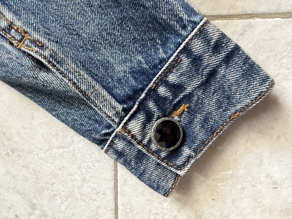Дънково яке Desigual BALT Denim jacket with embroidery
