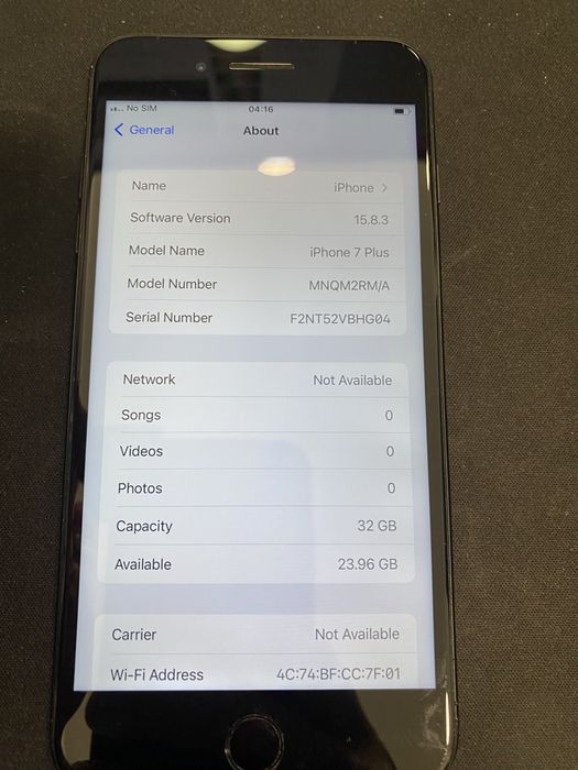 Iphone 7 Plus 32 Gb id-zbw212