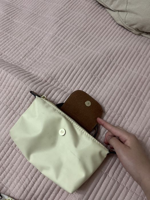 Сумка Longchamp нейлон бежевый