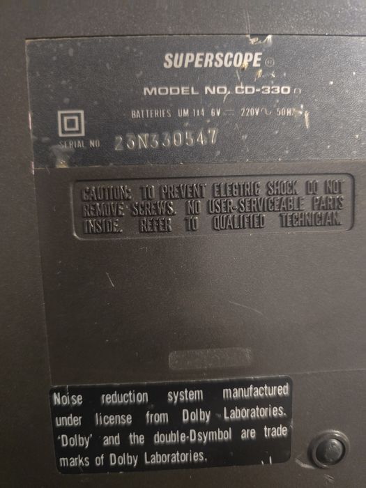 Superscope CD-330