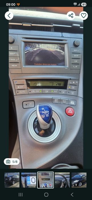 Toyota prius  hibrid 2012