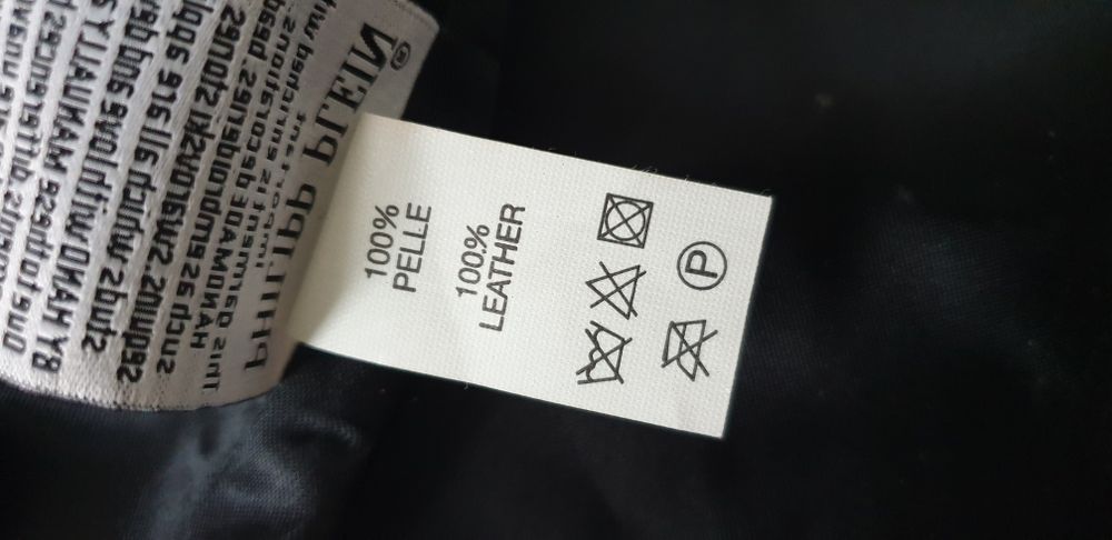 Philipp Plein Leather Womens Vest Size S / ОРИГИНАЛ! Дамски Кожен Елек