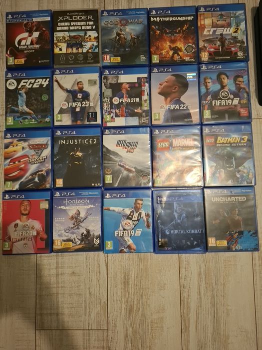 Ps4 Slim +20 de jocuri +Volan cu pedale