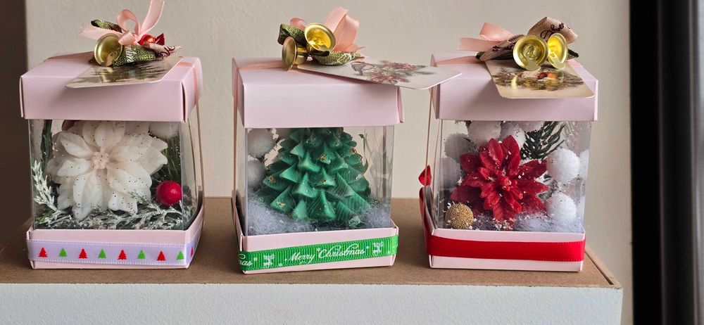 Коледна звезда от сапун